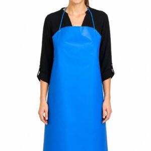 delantal-pvc-azul-electrico-cordon-DLF PVC Fino CC Azul Eléctrico