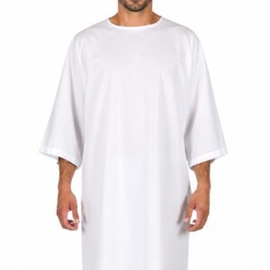 Camisón paciente blanco