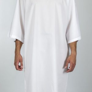 Camisón paciente blanco