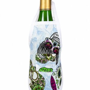 cubrebotella-calaveras-DLF Delantal botella calaveras