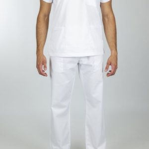Pijama sanitario blanco