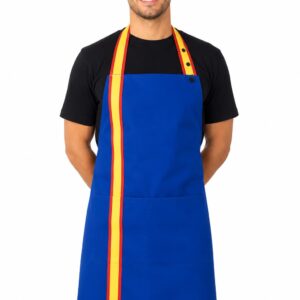 Delantal España Azul Royal