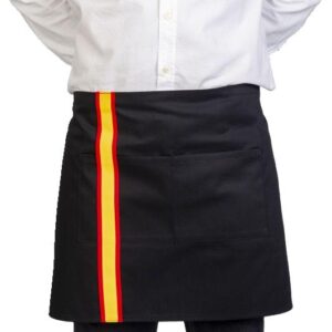 Delantal España Cintura Negro