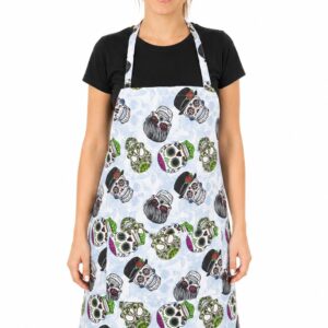 Delantal Estampado Calaveras