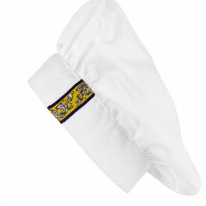 Gorro seta Talavera blanco